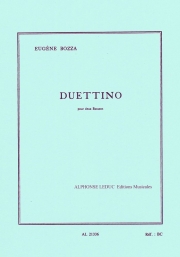 デュエッティーノ（ウジェーヌ・ボザ）(バスーン二重奏)【Duettino】