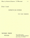 教会ソナタ  (ブライアン・イスラエル)  (トランペット四重奏）【Sonata Da Chiesa】