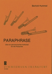 パラフレーズ  (トロンボーン四重奏)【Paraphrase】