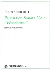 パーカッション・ソナタ・ No. 2 「ウッドストック」 (打楽器五重奏)【Percussion Sonata No. 2 Woodstock】
