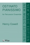 オスティナート・ピアニッシモ（ヘンリー・カウエル） (打楽器八重奏)【Ostinato Pianissimo】