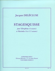 ステージエスキス（ジャック・ドゥレクリューズ）　 (打楽器ニ重奏)【Stagesquisse】