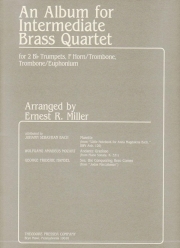 中級者向け金管四重奏曲集  (金管四重奏)【An Album for Intermediate Brass Quartet】