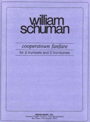 クーパーズタウン・ファンファーレ（ウィリアム・シューマン）(金管四重奏)【Cooperstown Fanfare】