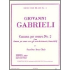 カンツォーナ・ペル・ソナーレ・No.2（ジョヴァンニ・ガブリエリ）(金管四重奏)【Canzona Per Sonare No.2】