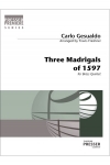 3つのマドリガル(1597)（カルロ・ジェズアルド）(金管五重奏)【Three Madrigals Of 1597】