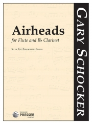 フルートとクラリネットの為のエアヘッズ　(木管ニ重奏)【Airheads For Flute and B-Flat Clarinet】
