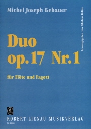 二重奏曲・ト長調・Op.17/1　(木管ニ重奏)【Duet G major op. 17/1】