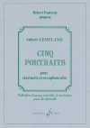 5つのポートレイト（オベール・ルムラン）　(木管ニ重奏)【Cinq Portraits】