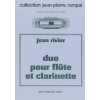 フルートとクラリネットの為の二重奏曲（ジャン・リヴィエ）(木管ニ重奏)【Duo】