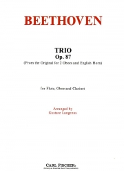 トリオ・Op.87（ベートーヴェン）(木管三重奏)【Trio Opus 87】