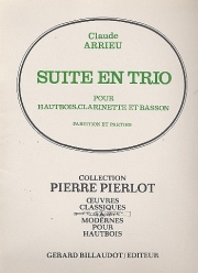 三重奏の組曲（クロード・アリュー）(木管三重奏)【Suite En Trio】
