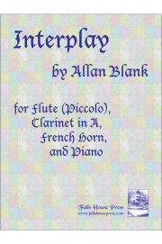 インタープレイ（アラン・ブランク）　(木管三重奏＋ピアノ)【Interplay】