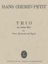 伝統的なスタイルの三重奏曲（スコアのみ）　(木管三重奏)【Trio in the Traditional Style】