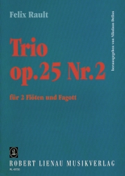 トリオ・Op.25/2　(木管三重奏)【Trio op. 25/2】