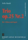 トリオ・Op.25/2　(木管三重奏)【Trio op. 25/2】