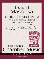 木管五重奏曲・第2番　(木管五重奏)【Quintet for Winds No. 2】