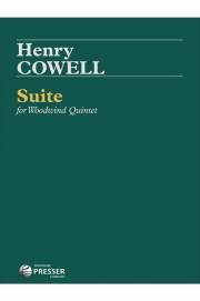 木管五重奏曲の為の組曲（ヘンリー・カウエル）　(木管五重奏)【Suite For Woodwind Quintet】