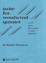 木管五重奏の為の組曲（ロバート・ウォッシュバーン）　(木管五重奏)【Suite for Woodwind Quintet】