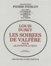 ヴァルフェールの夕べ・Op.96（ルイ・デュレ）(木管五重奏)【Les Soirees De Valfere Op.96】