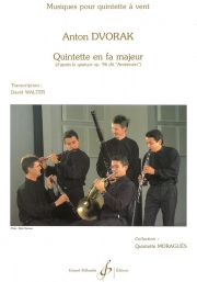 弦楽四重奏曲「アメリカ」Op.96（アントニン・ドヴォルザーク）(木管五重奏)【Quintette En Fa Majeur D'Apres Le Quatuor Op.96 Dit Americ】