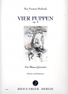 4匹の子犬・Op.4　(木管五重奏)【Vier Puppen op. 4】