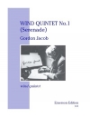木管五重奏曲・第1番　(木管五重奏)【Wind Quintet No.1 (Serenade)】