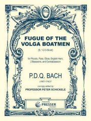 ヴォルガの舟引き男遁走曲（P. D. Q. バッハ）(木管七重奏)【Fugue Of The Volga Boatmen】