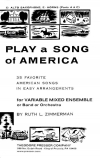 フレックス・アメリカンソング・ニ～四重奏・35曲集（フレックスニ～四重奏）【Play A Song Of America 35 Favorite American Songs In Easy 】