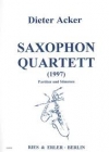 サックス四重奏曲 　(サックス四重奏)【Saxophonquartett (1997)】