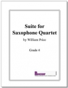 サックス四重奏の為の組曲（ウィリアム・プライス）　(サックス四重奏)【Suite for Saxophone Quartet】