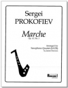 マルシェ・Op.12・No.1（セルゲイ・プロコフィエフ）　(サックス四重奏)【Marche, Op. 12, No. 1】
