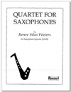 サックス四重奏曲（リニー・サイラス・ウォータース）　(サックス四重奏)【Quartet for Saxophones】
