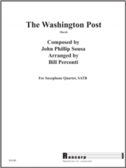 ワシントン・ポスト　(サックス四重奏)【Washingtong Post-Saxophone Quartet】