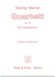 四重奏・Op.55（スタンリー・ウェイナー）(サックス四重奏)【Quartett op.55】
