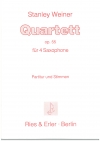 四重奏・Op.55（スタンリー・ウェイナー）(サックス四重奏)【Quartett op.55】