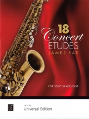 18の練習曲（ジェイムズ・レイ）（バリトンサックス）【18 Concert Etudes】