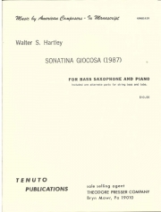 ソナチネ・ジョコーサ（ウォルター・S・ハートリー）（バリトンサックス＋ピアノ）【Sonatina Giocosa 1987】