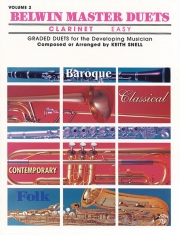 ベルウィン・マスター・デュエット（クラリネット） 初級編 Vol.2  (クラリネットニ重奏）【Belwin Master Duets (Clarinet), Easy Volume 2】