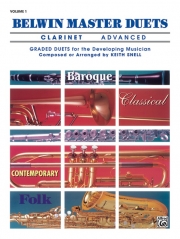 ベルウィン・マスター・デュエット（クラリネット）上級編・Vol.2  (クラリネットニ重奏）【Belwin Master Duets (Clarinet), Advanced Volume 2】