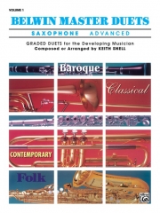ベルウィン・マスター・デュエット（サクソフォーン）上級編・Vol.1　(サックスニ重奏)【Belwin Master Duets (Saxophone), Advanced Volume 1】