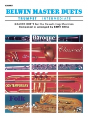 ベルウィン・マスター・デュエット（トランペット）中級編・Vol.1 (トランペットニ重奏）【Belwin Master Duets (Trumpet), Intermediate Volume 1】