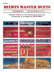 ベルウィン・マスター・デュエット（トランペット）中級編・Vol.2 (トランペットニ重奏）【Belwin Master Duets (Trumpet), Intermediate Volume 2】