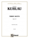 2本のフルートの為の3つのデュエット・Op.10  (クーラウ)　 (フルートニ重奏)【Three Duets for Two Flutes, Opus 10】