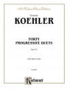 40 Progressive Duets, Op. 55 (フリードリヒ・クーラウ)　 (フルートニ重奏)【Forty Progressive Duets, Opus 55】