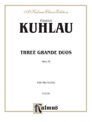 3つの大二重奏・Op.39 (フリードリヒ・クーラウ)　 (フルートニ重奏)【Three Grand Duos, Opus 39】