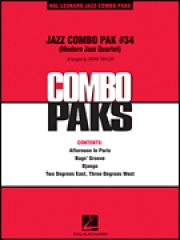 ジャズコンボパック＃34（モダン・ジャズ・カルテット曲集）（ジャズコンボ）【Jazz Combo Pak #34(Modern Jazz Quartet)】