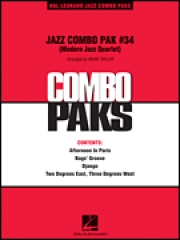 ジャズコンボパック＃34（モダン・ジャズ・カルテット曲集）（ジャズコンボ）【Jazz Combo Pak #34(Modern Jazz Quartet)】