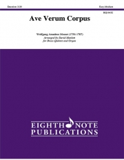 アヴェ・ヴェルム・コルプス  (金管五重奏＋ピアノ)【Ave Verum Corpus】