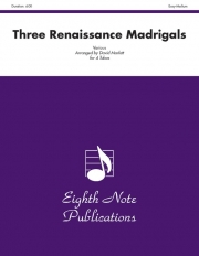 ３つのルネサンス・マドリガル（テューバ四重奏)【Three Renaissance Madrigals】